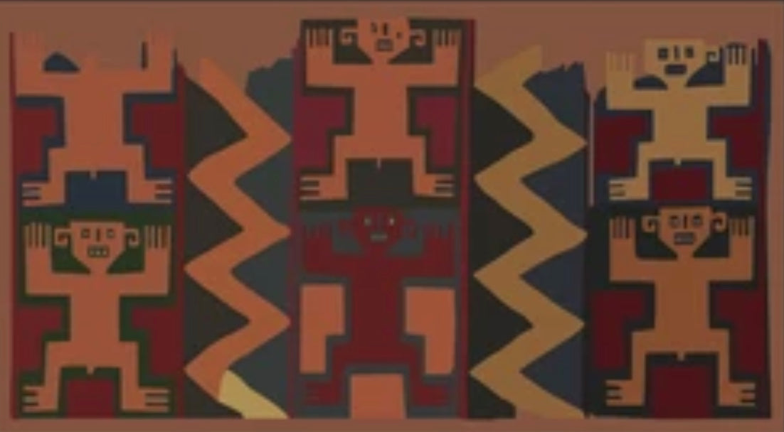 Nazca CULTURE inspired, loose fitting, 16oz hoodie