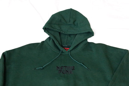 NATIVE PUNK - standard green hoodie