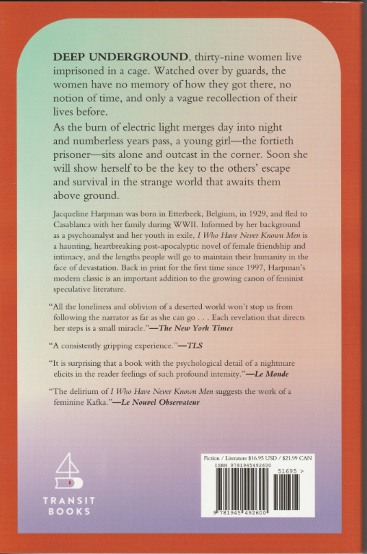 I Who Have Never Known Men - Jacqueline Harpman