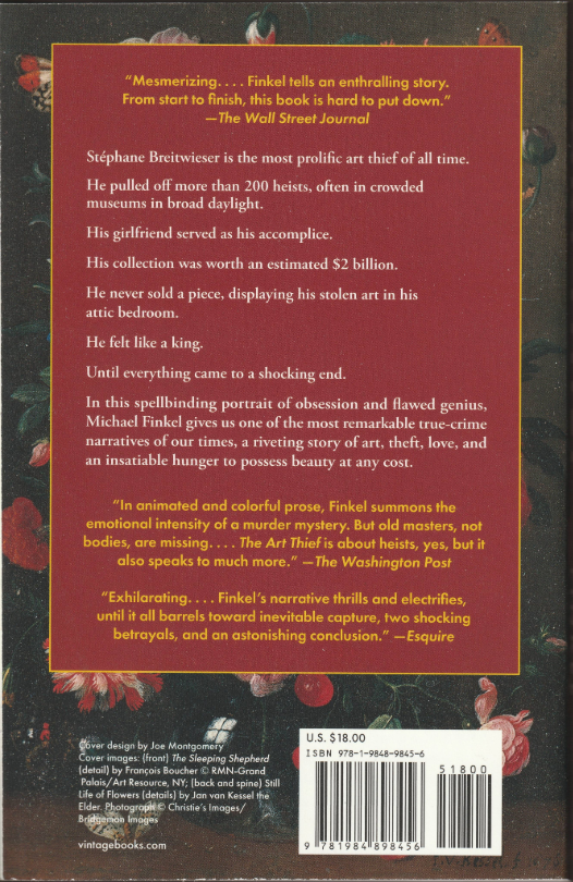 The Art Thief - Michael Finkel